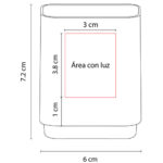 Z 1090 G - BOCINA VOLYNE (GRIS METALICO / PLASTICO) - Imagen 5