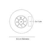 Z 1160 N - BOCINA ROADI NEGRO (NEGRO / PLASTICO) - Imagen 3