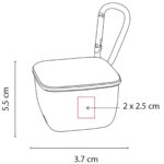 Z 1180 N - MINI BOCINA VOID NEGRO (NEGRO / PLASTICO / TELA) - Imagen 5