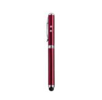 AL 7660 BOLIGRAFO LEYTON  (ROJO / ALUMINIO)