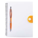 O 003 LIBRETA SPIRIT  (NARANJA / PLÁSTICO)