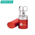 SET DE MANICURA OVALADO ROJO BE-007R ( BE-007 / BE007 / ACCESORIOS DE BELLEZA ) - Imagen 4