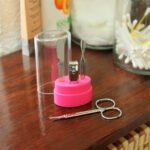 SET DE MANICURA LHASA ROSA BE-014RS ( BE-014 / BE014 / ACCESORIOS DE BELLEZA ) - Imagen 3
