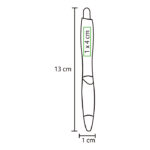 BOLÍGRAFO DE PLÁSTICO VERDE BL-017V ( BL-017 / BL017 / BOLÍGRAFOS,TINTA NEGRA ) - Imagen 2