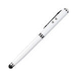 BOLÍGRAFO METÁLICO MONTEVIDEO BLANCO BL-072B ( BL-072 / BL072 / BOLÍGRAFOS,TINTA NEGRA )