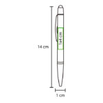 BOLÍGRAFO METÁLICO TULA VERDE BL-090V ( BL-090 / BL090 / BOLÍGRAFOS,TINTA NEGRA ) - Imagen 3