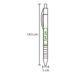 BOLÍGRAFO METÁLICO DE ALUMINIO ZUBAY DORADO BL-096GD ( BL-096 / BL096 / BOLÍGRAFOS,TINTA NEGRA ) - Imagen 4