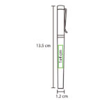 BOLÍGRAFO DE ACERO INOXIDABLE URUK NEGRO BL-106N ( BL-106 / BL106 / BOLÍGRAFOS,TINTA NEGRA ) - Imagen 2