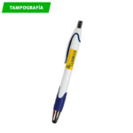 BOLÍGRAFO DE PLÁSTICO KASHAN NARANJA BL-107O ( BL-107 / BL107 / BOLÍGRAFOS,TINTA AZUL ) - Imagen 2