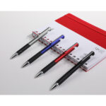 BOLÍGRAFO DE PLÁSTICO KARA GRIS BL-108G ( BL-108 / BL108 / TINTA AZUL,BOLÍGRAFOS ) - Imagen 4