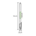 BOLÍGRAFO DE PLÁSTICO KIEL GRIS BL-121G ( BL-121 / BL121 / BOLÍGRAFOS,TINTA NEGRA ) - Imagen 3