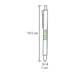 BOLÍGRAFO DE ALUMINIO KONYA NEGRO BL-123N ( BL-123 / BL123 / BOLÍGRAFOS,TINTA NEGRA ) - Imagen 2