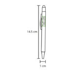 BOLÍGRAFO EN ALUMINIO BURSA GRIS BL-124G ( BL-124 / BL124 / BOLÍGRAFOS,TINTA NEGRA ) - Imagen 3