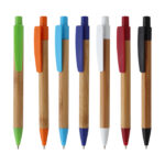 BOLÍGRAFO DE BAMBÚ MALAGA NEGRO BL-126N ( BL-126 / BL126 / TINTA NEGRA ) - Imagen 3