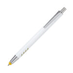 BOLÍGRAFO DE ALUMINIO BLANCO FORLI AMARILLO BL-129Y ( BL-129 / BL129 / BOLÍGRAFOS,TINTA NEGRA )