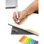 BOLÍGRAFO DE PLÁSTICO ASÍS NARANJA BL-140O ( BL-140 / BL140 / BOLÍGRAFOS,MARCA TEXTOS,TINTA AZUL ) - Imagen 5