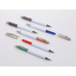 BOLÍGRAFO DE PLÁSTICO ASÍS NARANJA BL-140O ( BL-140 / BL140 / BOLÍGRAFOS,MARCA TEXTOS,TINTA AZUL ) - Imagen 2