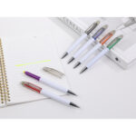 BOLÍGRAFO DE PLÁSTICO ASÍS NARANJA BL-140O ( BL-140 / BL140 / BOLÍGRAFOS,MARCA TEXTOS,TINTA AZUL ) - Imagen 4