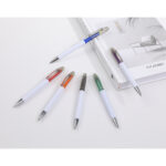 BOLÍGRAFO DE PLÁSTICO ASÍS NARANJA BL-140O ( BL-140 / BL140 / BOLÍGRAFOS,MARCA TEXTOS,TINTA AZUL ) - Imagen 3
