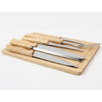 SET DE CUCHILLOS NEGRO HM-036 ( HM-036 / HM036 / COCINA,TABLAS DE QUESO Y SETS DE VINO,TABLAS ) - Imagen 2