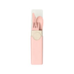 SET DE CUBIERTOS TEROI ROSA CLARO HM-046RS ( HM-046 / HM046 / CUBIERTOS,ALIMENTOS )