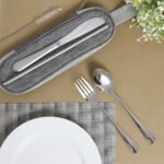 SET DE CUBIERTOS MILANO BEIGE HM-091BE ( HM-091 / HM091 / CUBIERTOS ) - Imagen 4