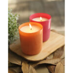 VELA SOAVE NARANJA HM-101O ( HM-101 / HM101 / DECORACIÓN ) - Imagen 4