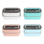 CONTENEDOR NIZWA ROSA CLARO HM-112RS ( HM-112 / HM112 / CONTENEDORES DE ALIMENTOS ) - Imagen 4