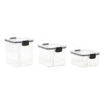 SET AGELLI NEGRO HM-118N ( HM-118 / HM118 / COCINA,CONTENEDORES DE ALIMENTOS ) - Imagen 2