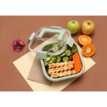 CONTENEDOR PAJALA ROSA CLARO HM-124RS ( HM-124 / HM124 / CONTENEDORES DE ALIMENTOS ) - Imagen 4