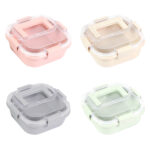 CONTENEDOR PAJALA ROSA CLARO HM-124RS ( HM-124 / HM124 / CONTENEDORES DE ALIMENTOS ) - Imagen 3