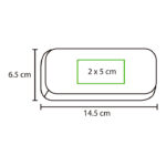 ESTUCHE METÁLICO RECTANGULAR PLATA I-003 ( I-003 / I003 / ESTUCHES DE RELOJ ) - Imagen 2