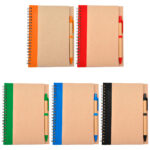 LIBRETA ECOLÓGICA MILÁN VERDE LB-002V ( LB-002 / LB002 / CON BOLÍGRAFO,ESPIRAL ) - Imagen 2