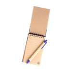 LIBRETA ECOLÓGICA MARSELLA VERDE LB-003V ( LB-003 / LB003 / CON BOLÍGRAFO,ESPIRAL ) - Imagen 2