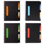 LIBRETA ECOLÓGICA SIDNEY VERDE LB-005V ( LB-005 / LB005 / LIBRETAS,CON BOLÍGRAFO,ESPIRAL ) - Imagen 5