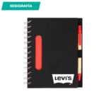 LIBRETA ECOLÓGICA SIDNEY VERDE LB-005V ( LB-005 / LB005 / LIBRETAS,CON BOLÍGRAFO,ESPIRAL ) - Imagen 3