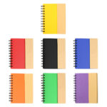 LIBRETA ECOLÓGICA GÉNOVA VERDE LB-010V ( LB-010 / LB010 / ECOLÓGICAS,CON BOLÍGRAFO,ESPIRAL ) - Imagen 3