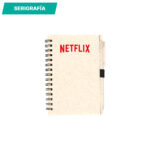 LIBRETA LUMUT VERDE LB-061V ( LB-061 / LB061 / CON BOLÍGRAFO,ESPIRAL,ECOLÓGICAS ) - Imagen 4