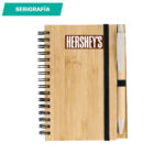 LIBRETA TORUN BAMBÚ LB-063C ( LB-063 / LB063 / ECOLÓGICAS,CON BOLÍGRAFO,ESPIRAL ) - Imagen 3