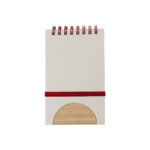 LIBRETA BRIANZA ROJO PALIDO LB-073R ( LB-073 / LB073 / ECOLÓGICAS,ESPIRAL,LIBRETAS )