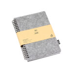 LIBRETA BELLARIA GRIS LB-089G ( LB-089 / LB089 / LIBRETAS,ECOLÓGICAS,ESPIRAL ) - Imagen 3