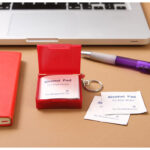 LLAVERO CONTENEDOR CON 10 PADS BLANCO PC-006B ( PC-006 / PC006 /  ) - Imagen 2