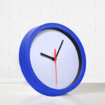 RELOJ DE PARED DE PLÁSTICO MORADO PD-002M ( PD-002 / PD002 / PARED Y ESCRITORIO ) - Imagen 2