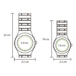 RELOJ DE PULSO PLATA CABALLERO RP-025 ( RP-025 / RP025 / RELOJES DE PULSO ) - Imagen 3