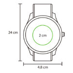 RELOJ DE PULSO NEGRO RP-048N ( RP-048 / RP048 / RELOJES DE PULSO ) - Imagen 3