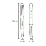 SET DE BOLÍGRAFOS KAYSERI BLANCO ST-018B ( ST-018 / ST018 / BOLÍGRAFOS,TINTA NEGRA ) - Imagen 3