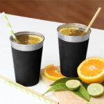 SET DE 4 VASOS PACECO NEGRO ST-026N ( ST-026 / ST026 / COCINA ) - Imagen 3