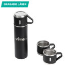 SET DE TERMO Y TAZAS CAMINI NEGRO ST-034N ( ST-034 / ST034 / TERMOS ) - Imagen 3