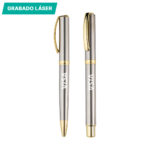 SET DE PLUMAS LAZZARO PLATA ST-035S ( ST-035 / ST035 / TINTA AZUL ) - Imagen 4