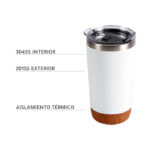 VASO CÁCERES NEGRO TE-088N ( TE-088 / TE088 / VASOS ) - Imagen 3
